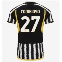 Camisa de Futebol Juventus Andrea Cambiaso #27 Equipamento Principal 2023-24 Manga Curta